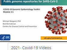 Module 3.5 - Public genome repositories for SARS-CoV-2 Module 3.5 - Public genome repositories for SARS-CoV-2
