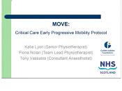 MOVE: critical care early progressive mobility protocol