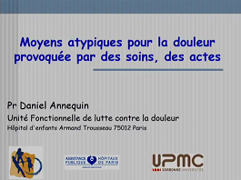 Moyens non pharmacologiques : objets insolites, outils malins