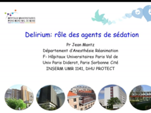 Neurotoxicologie - Rôle des agents sédatifs dans le délirium - 2015