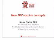 New HIV vaccine concepts New HIV vaccine concepts