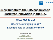 New Initiatives the FDA has Taken to Facilitate Innovation in the U.S.