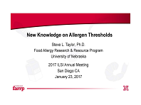 New Knowledge on Allergen Thresholds