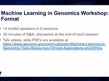 NHGRI Genomic Data Science Working Group (GDSWG) - Mark Craven