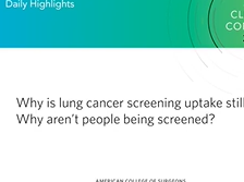 NL02: John H. Gibbon, Jr., Lecture: Lung Cancer Screening: Saving Lives with Science and Policy NL02: John H. Gibbon, Jr., Lecture: Lung Cancer Screening: Saving Lives with Science and Policy