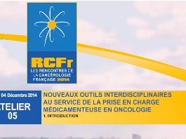 Nouveaux outils interdisciplinaires au service de la prise en charge médicamenteuse en oncologie. Introduction