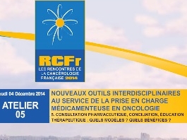 Nouveaux outils interdisciplinaires au service de la prise en charge médicamenteuse en oncologie. Consultation pharmaceutique : quels modèles ?