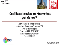 Nouvelles problématiques dans les infections fongiques -Candidoses invasives