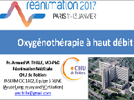 Nouvelles technologies en réanimation - Oxygénation haut-débit