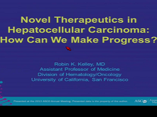 Novel Therapeutics in Hepatocellular Carcinoma: How Can We Make Progress Novel Therapeutics in Hepatocellular Carcinoma: How Can We Make Progress