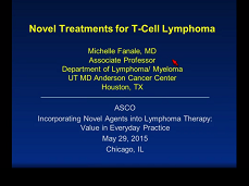 Novel Treatments for T-Cell Lymphoma Novel Treatments for T-Cell Lymphoma