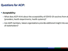 November 2020 ACIP Meeting - EtR Framework