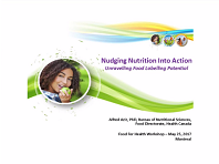 Nudging Nutrition Action: Unravelling Food Labelling's Potential Nudging Nutrition Action: Unravelling Food Labelling's Potential