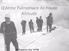 Oedème pulmonaire de haute altitude