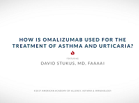 Omalizumab for treatment of asthma and urticaria