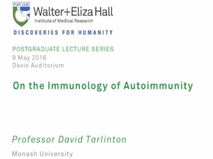 On the immunology of autoimmunity