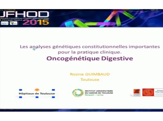 Oncogénétique digestive - Les analyses importantes en pratique