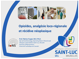 Opioïdes, Analgésie loco-régionale et récidive néoplasique