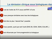 Optimisation du traitement de la polyarthrite rhumatoïde : situations cliniques de la vraie vie 1/2 Optimisation du traitement de la polyarthrite rhumatoïde : situations cliniques de la vraie vie 1/2