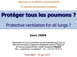 Optimiser la ventilation en perioperatoire - Protéger tous les poumons
