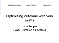 Optimising vein graft outcomes
