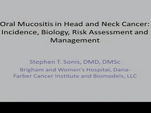 Oral Mucositis in Head and Neck Cancer: Risk, Biology, and Management Oral Mucositis in Head and Neck Cancer: Risk, Biology, and Management