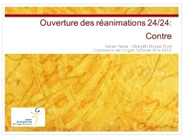 Ouverture des services de réanimation 24/24 - CONTRE