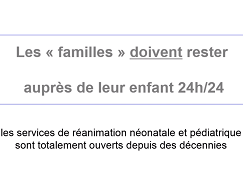 Ouvrir les portes de la réanimation aux proches  L'expérience des pédiatres
