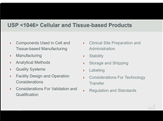 Overview of Standards Setting for Cell/Gene Therapies-- Case Studies