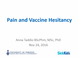 Pain and vaccine hesitancy Pain and vaccine hesitancy