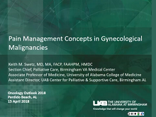 Pain Management Concepts in Gynecological Malignancies Pain Management Concepts in Gynecological Malignancies