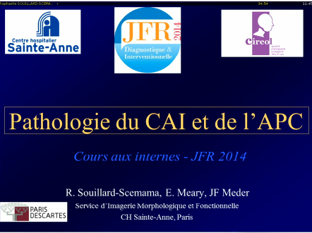 Pathologies du CAI et de l'APC