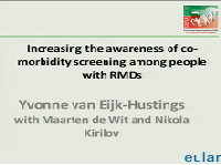 Patient Education: increasing awareness for co-morbidity screening among people with RMDs