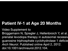 Patient IV-1 at Age 20 Months Patient IV-1 at Age 20 Months
