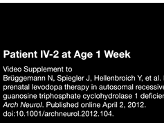 Patient IV-2 at Age 1 Week Patient IV-2 at Age 1 Week