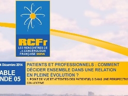 Patients et professionnels : comment décider ensemble dans une relation en pleine évolution ? Point de vue des patients dans une perspective collective