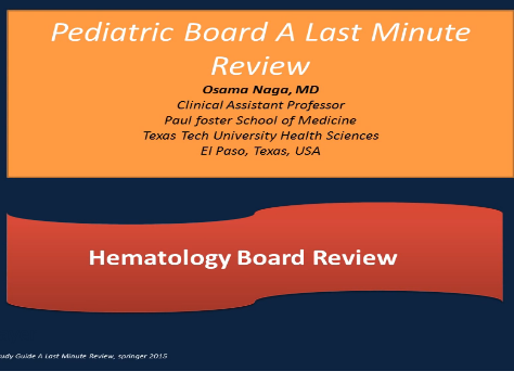 Pediatric Hematology