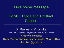 Cancer du pénis, les testicules, et de l'urètre