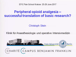 Peripheral opioid analgesia - successful translation of basic research? Peripheral opioid analgesia - successful translation of basic research?