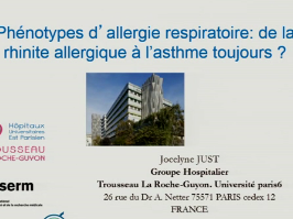 Phénotypes d'allergie respiratoire : de la rhinite allergique à l'asthme toujours? Phénotypes d'allergie respiratoire : de la rhinite allergique à l'asthme toujours?
