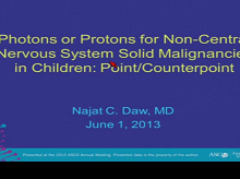 Photons or Protons for Non-Central Nervous System Solid Malignancies in Children: A Historical Perspective and Important Highlights 2 Photons or Protons for Non-Central Nervous System Solid Malignancies in Children: A Historical Perspective and Important Highlights 2