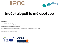 Pièges en neurologie - Encéphalopathie métabolique
