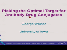 Picking the Optimal Target for Antibody-Drug Conjugates Picking the Optimal Target for Antibody-Drug Conjugates