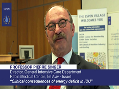 Pierre Singer - Les conséquences cliniques du déficit énergique en USI