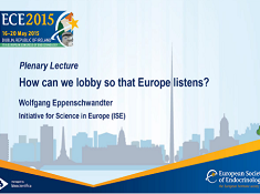 Plénières et Conférences de lauréats - Projet pour la Science en Europe (ISE): comment faire pression pour que l'Europe nous écoute?