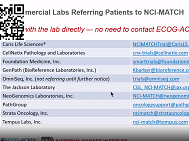 Plenary I Spring 2019 SWOG Group Meeting: NCI-MATCH