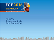 Plenary Lecture 3, Testosterone trials