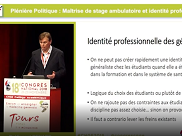 Pleniere politique Identité professionnelle Freins et besoins