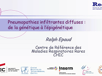 Pneumopathies infiltrantes diffuses : de la génétique à lépigénétique