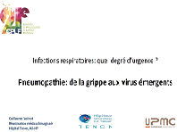 Pneumopathies virales: de la grippe aux virus émergents